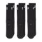 Jordan Essential Crew 3er Pack Socken Schwarz F010 - schwarz