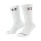 Jordan Essential Crew 3er Pack Socken Weiss F100 - weiss