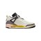 Jordan Spizike Low Braun F107 - weiss