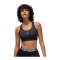 Jordan Sport Medium Support Jumpman Sport-BH Damen Schwarz F010 - grau