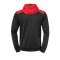 Kempa Emotion 2.0 Kapuzenjacke Schwarz Rot F09 - schwarz