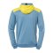 Kempa Emotion 2.0 Kapuzenjacke Hellblau Gelb F14 - blau