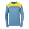Kempa Emotion 2.0 T-Shirt langarm Blau Gelb F14 - blau