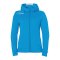 Kempa Player Kapuzenjacke Damen Hellblau Weiss F02 - blau
