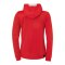 Kempa Player Kapuzenjacke Damen Rot Weiss F03 - rot