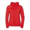 Kempa Player Kapuzenjacke Damen Rot Weiss F03 - rot