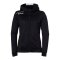 Kempa Player Kapuzenjacke Damen Schwarz Weiss F01 - schwarz