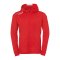 Kempa Player Kapuzenjacke Rot Weiss F03 - rot