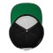 Merch 5 Panel Classic Snapback Cap Black Green - schwarz