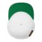 Merch 5 Panel Classic Snapback Cap White Green - weiss