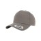 Merch 5 Panel Curved Snapback Cap Grey - grau