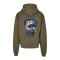 Mister Tee Le Papilloversized Hoody Grün - gruen