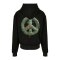 Mister Tee Peace Oversize Fullzip Hoody Schwarz - schwarz