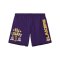 Mitchell and Ness NBA Los Angeles Lakers Team Heritage Woven Short Lila - lila