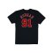 Mitchell and Ness Chicago Bulls Name & Number Dennis Rodman T-Shirt Schwarz - schwarz