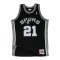 Mitchell and Ness NBA San Antonio Spurs 1998 Swingman Duncan Trikot Schwarz - schwarz
