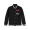 New Era Chicago Bulls Logo Varsity Jacke Schwarz - schwarz