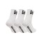 New Era Flag Ankle 3Pk Socken Weiß - weiss