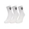 New Era Flag Ankle 3Pk Socken Weiß - weiss
