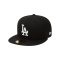 New Era Los Angeles Dodgers MLB Fitted Cap Schwarz - schwarz