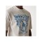 New Era MLB Los Angeles Dodgers Floral Graphic Oversized T-Shirt Beige - beige