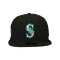 New Era Seattle Mariners 59Fifty Cap Schwarz - schwarz