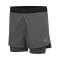 Newline 2in1 Short Running Damen Grau F2162 - grau