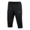 Nike Academy 25 3/4 Trainingshose Schwarz F010 - schwarz