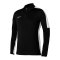 Nike Academy 23 Drill Top Sweatshirt Kids Schwarz F010 - schwarz