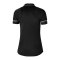 Nike Academy 21 Poloshirt Damen Schwarz Weiss F014 - schwarz