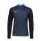 Nike Academy Pro 24 Drill Top Blau Schwarz F453 - blau