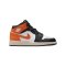 Nike Air Jordan 1 Mid Kids Schwarz F801 - schwarz