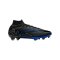 Nike Air Zoom Mercurial Superfly IX Elite FG Shadow Schwarz Silber Blau F040 - schwarz