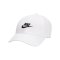 Nike Club Unstructured Futura Wash Cap Weiss F100 - weiss