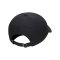 Nike Club Unstructured Swoosh Cap Schwarz F010 - schwarz