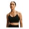 Nike Dri-Fit Seamless Sport-BH Damen Schwarz F010 - schwarz