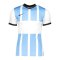 Nike Dry CLSC GX1 T-Shirt Kids Weiss Blau F104 - weiss