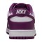 Nike Dunk Retro Low Lila F107 - weiss