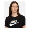 Nike Essentails Logo T-Shirt Damen Schwarz F010 - schwarz