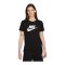 Nike Essentails Logo T-Shirt Damen Schwarz F010 - schwarz