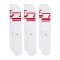 Nike Essential Crew Stripe Socken 3er Pack F102 - weiss