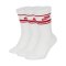Nike Essential Socken 3er Pack Weiss Rot F102 - weiss