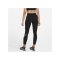 Nike Essentials Swoosh Leggings Damen Schwarz F010 - schwarz