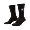 Nike Everyday Crew Socken Schwarz Weiss F010 - schwarz