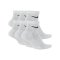 Nike Everyday Cushioned Ankle 6er Pack Socken F100 - weiss