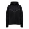 Nike Tech Fleece Windrunner Kapuzenjacke Damen Schwarz F010 - schwarz