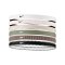 Nike Flex Classic 6PK Stirnband Weiß F111 - weiss