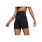 Nike Go High-Waisted 8 Short Damen Schwarz F010 - schwarz