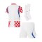 Nike HNS Kroatien Minikit Trikot Set Home WM 2026 Kids Weiß F100 - weiss