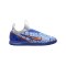Nike Jr Air Zoom Mercurial Vapor XV Academy CR7 IC Halle Kids Weiss Kupfer F182 - weiss